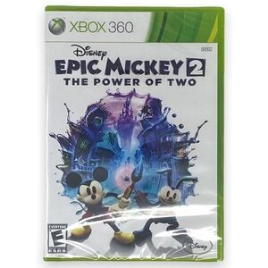 Disney Epic Mickey Xbox 360 New Factory Sealed